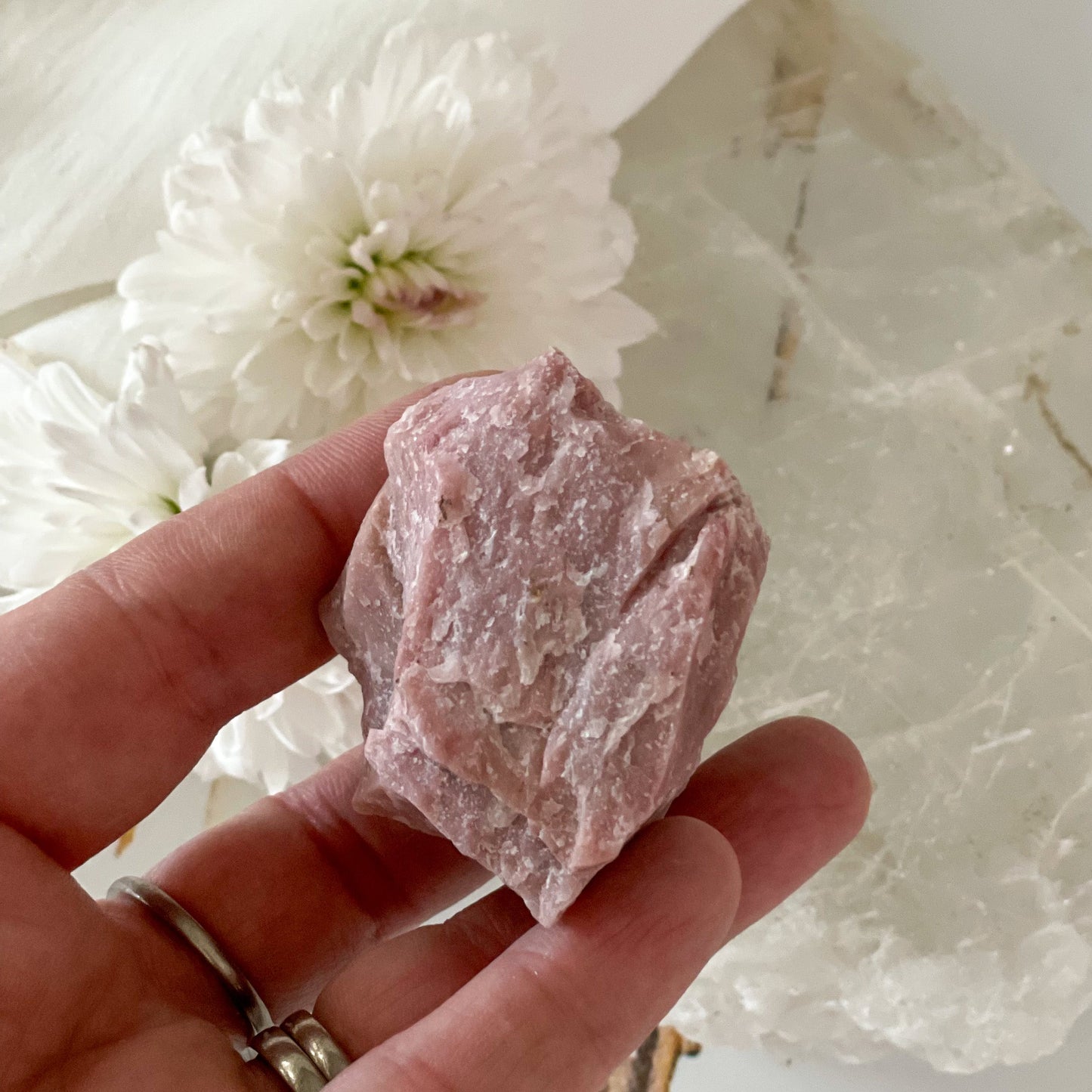 Raw Pink Jasper #357-Happily Zen
