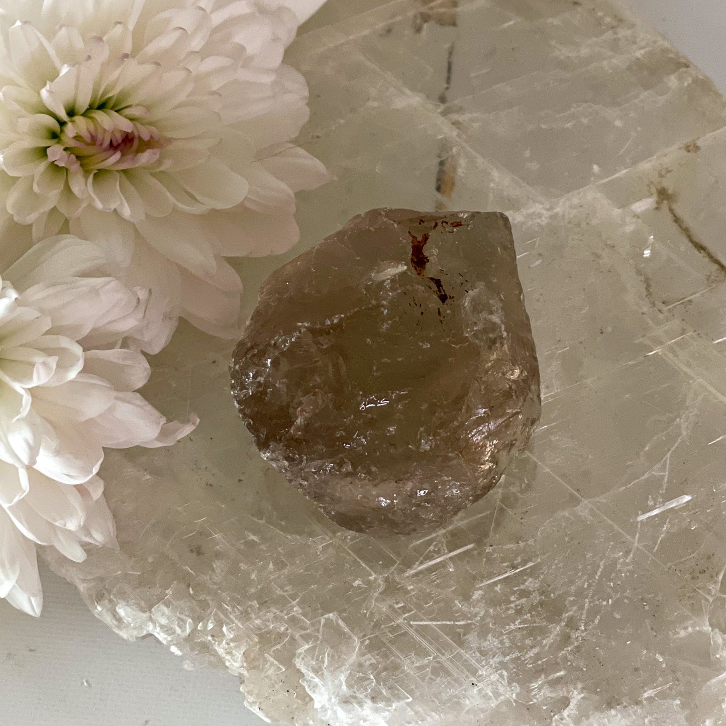 Raw Smokey Quartz #345-Happily Zen