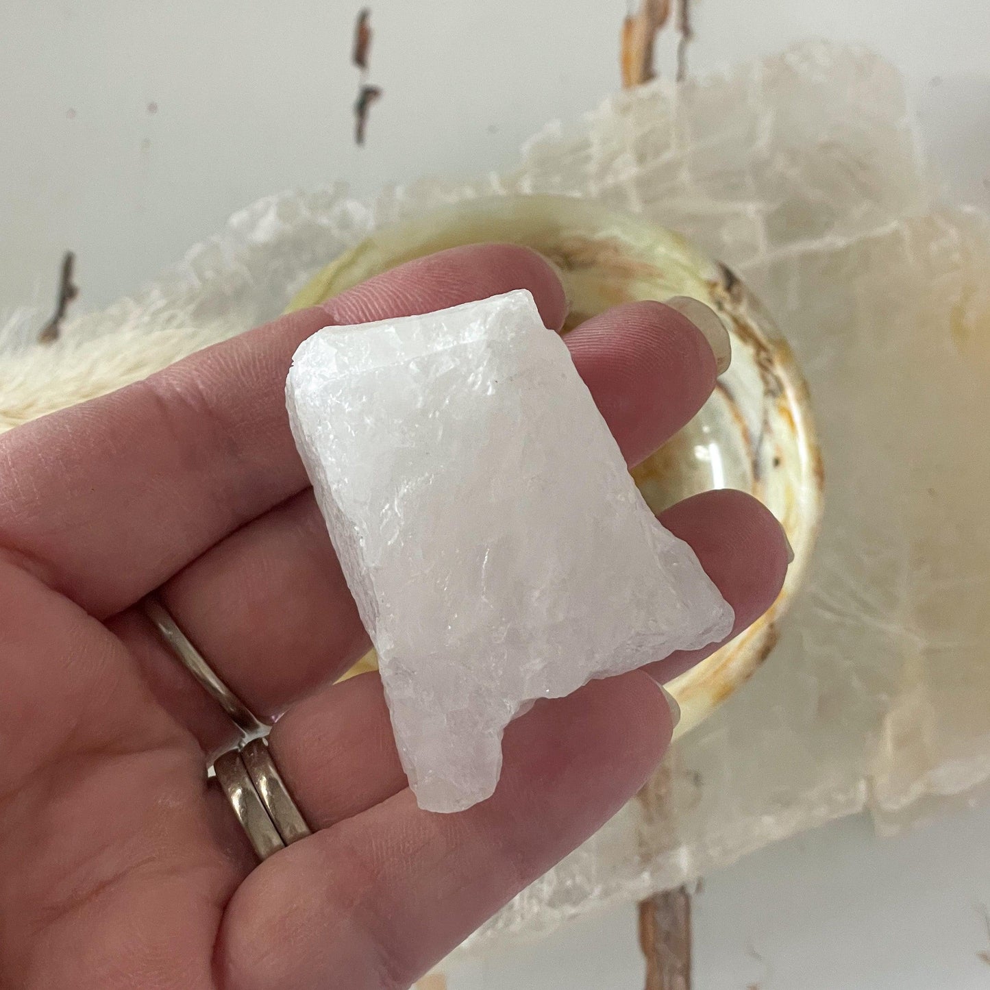 Rough Clear Quartz #451-Happily Zen