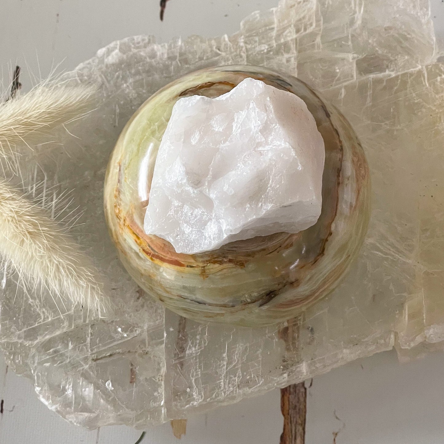 Rough Clear Quartz #452-Happily Zen