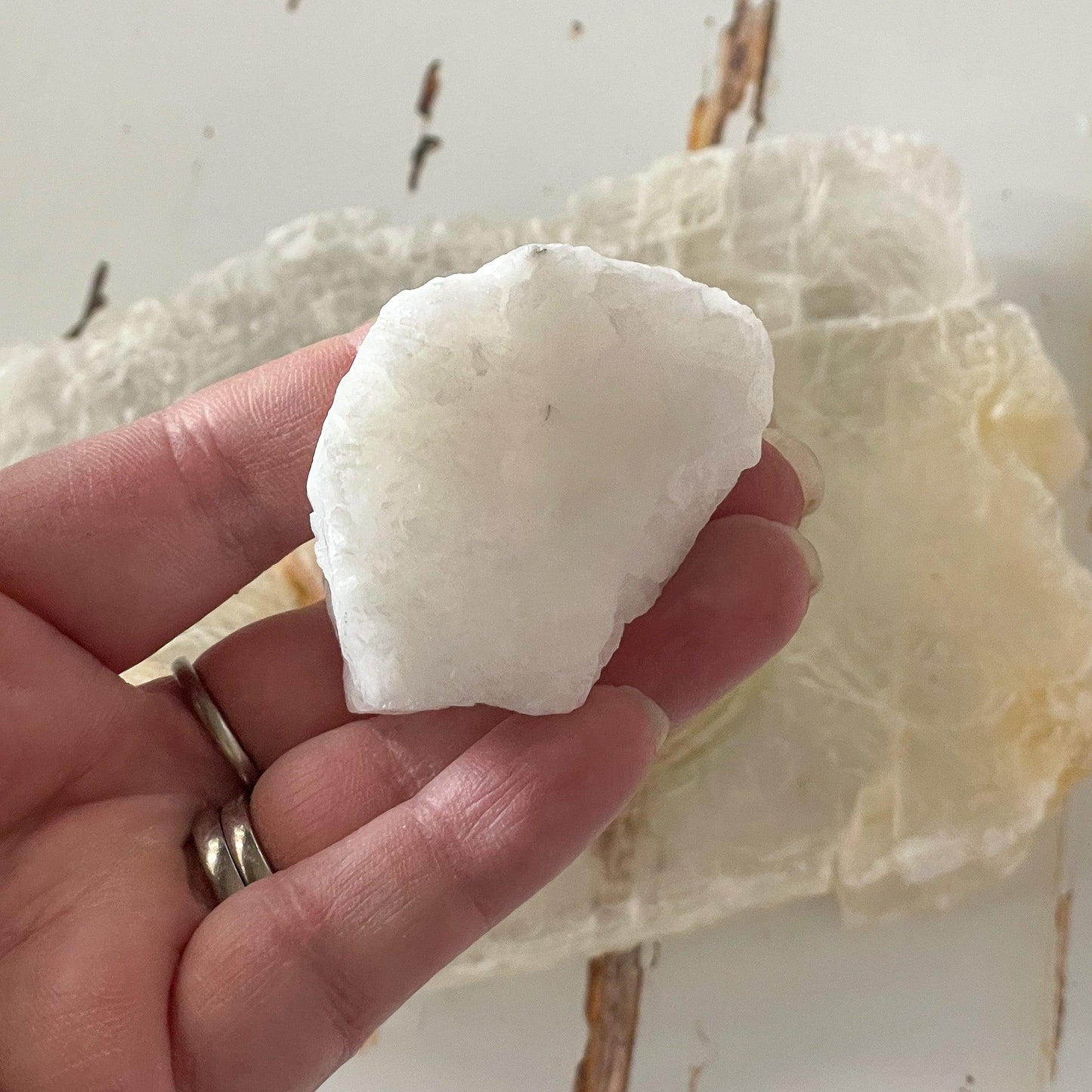 Rough Clear Quartz #455-Happily Zen