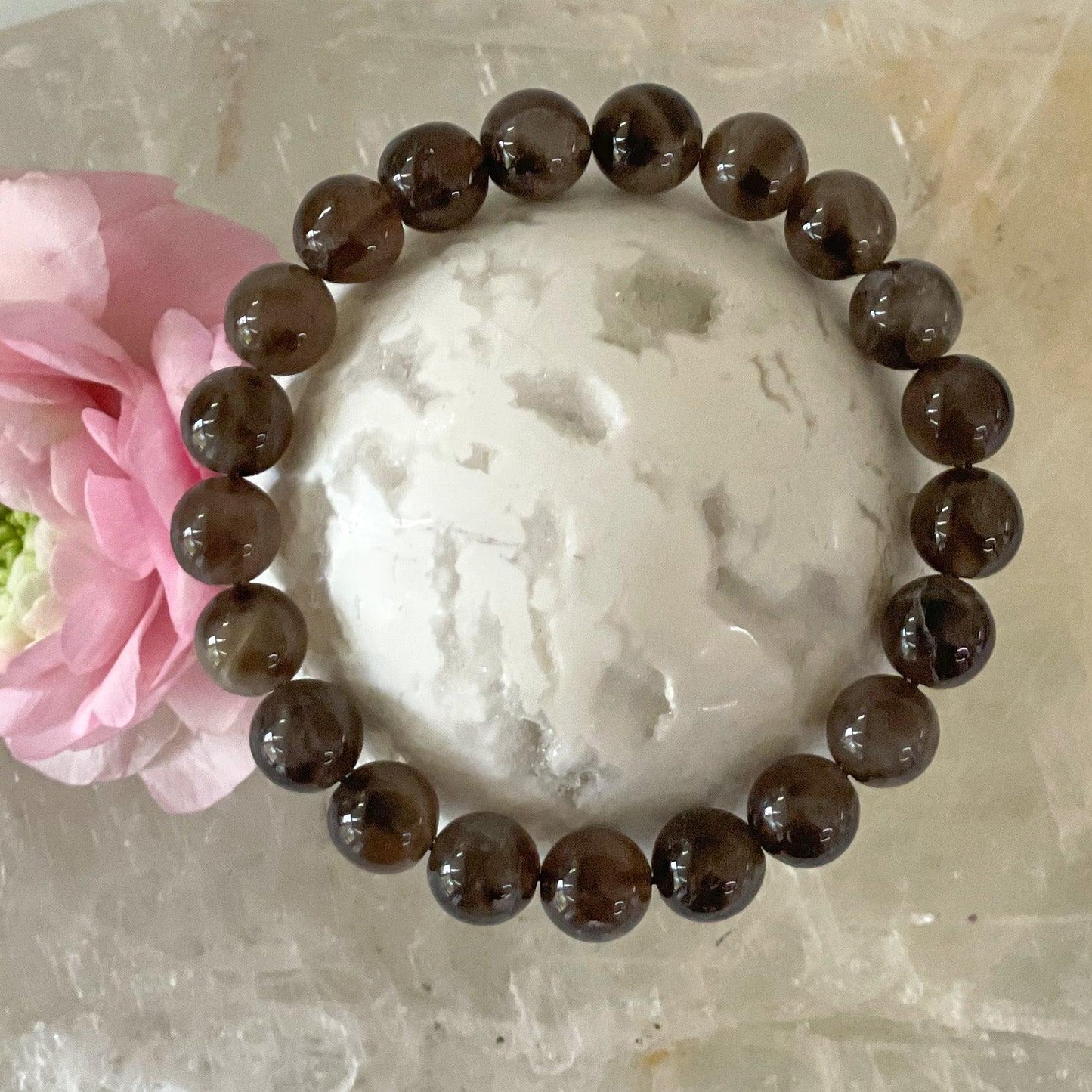 Smokey Quartz Bracelet-Happily Zen