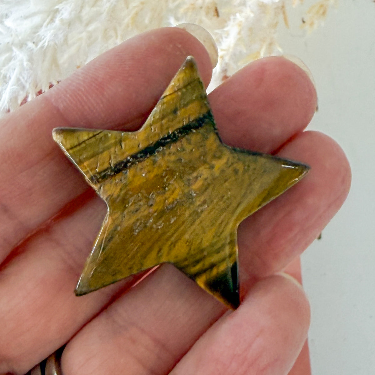 Tigers Eye Star #1224-Happily Zen