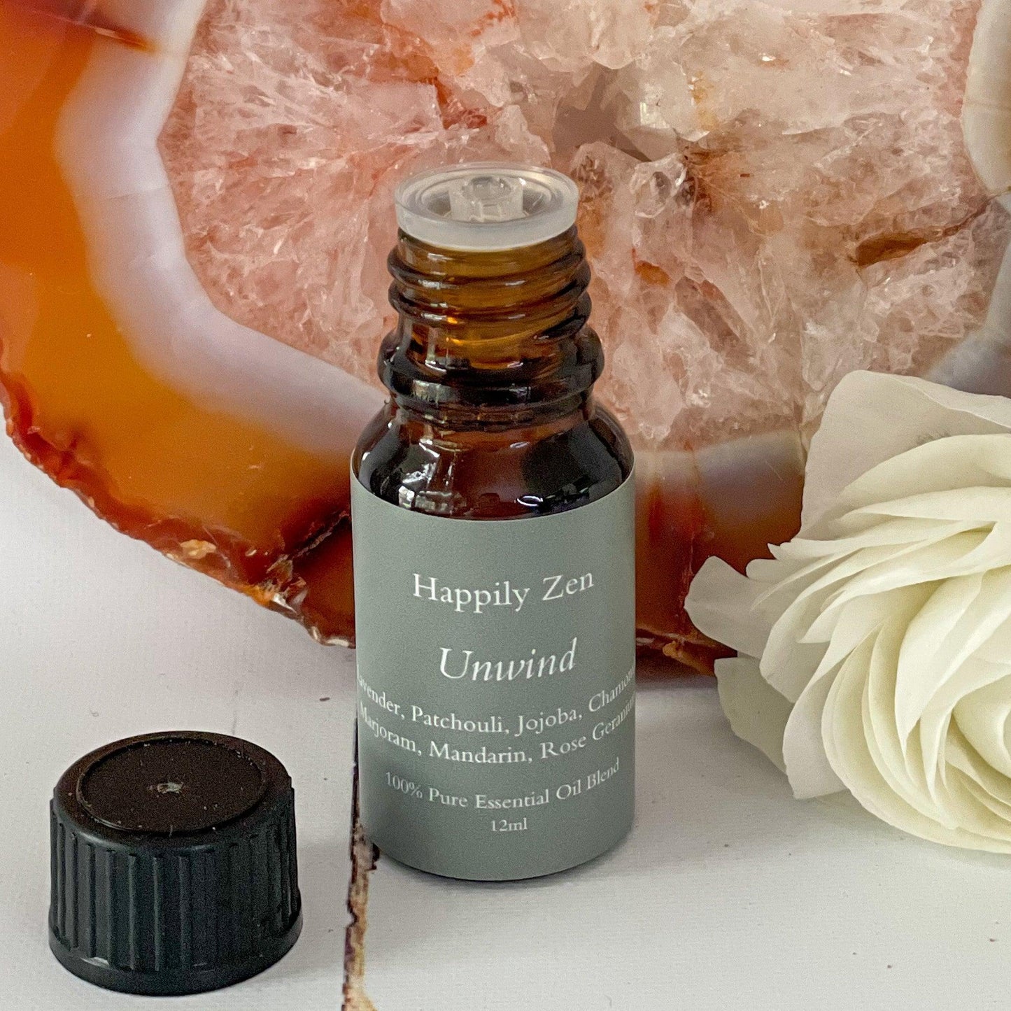 Unwind Essential Oil Blend (12ml)-Happily Zen