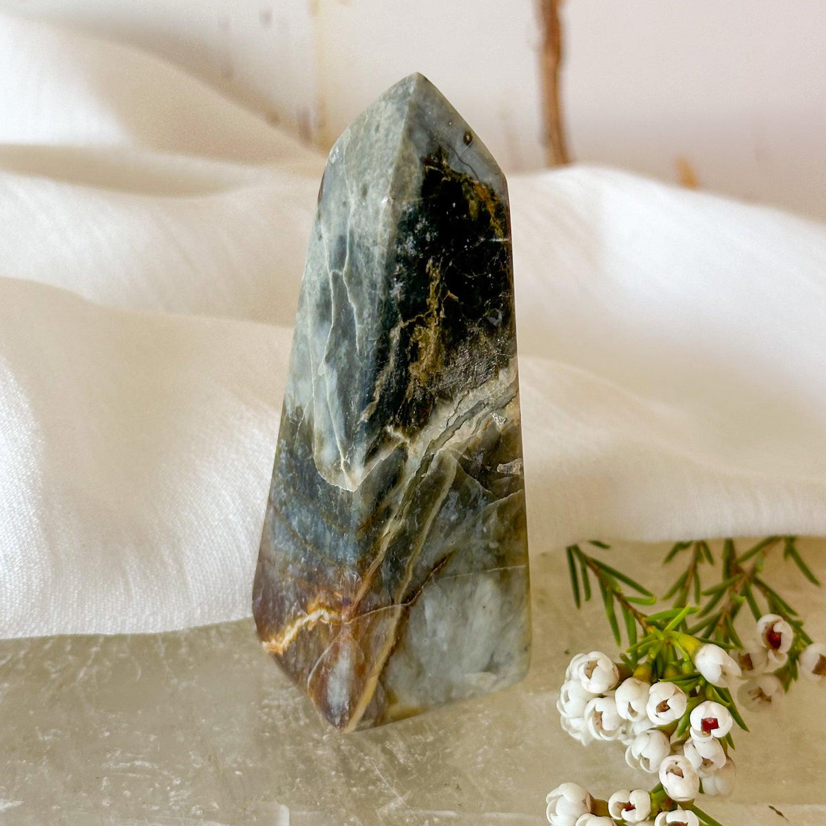 Blue Daud Jasper-Happily Zen