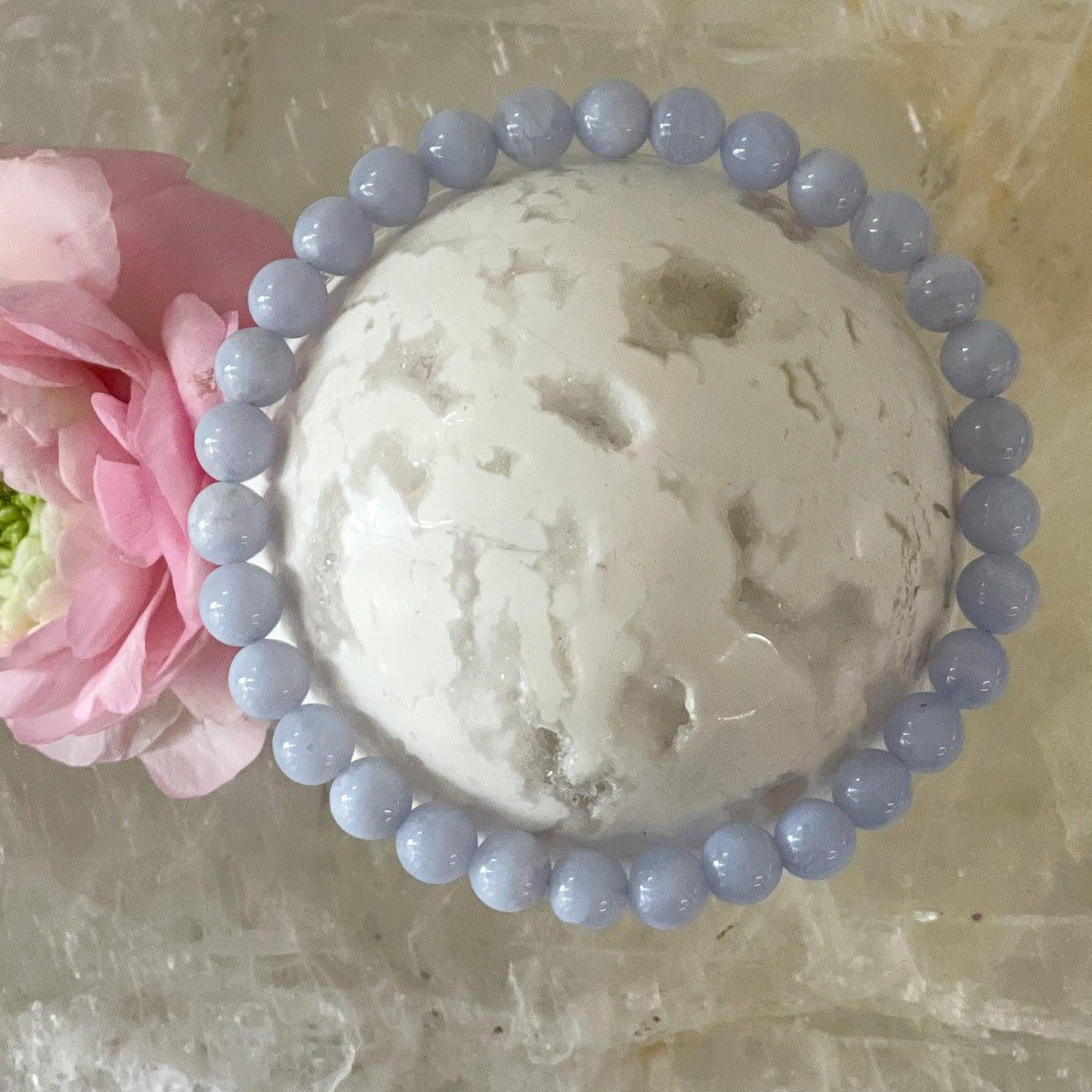 Blue Lace Agate-Happily Zen