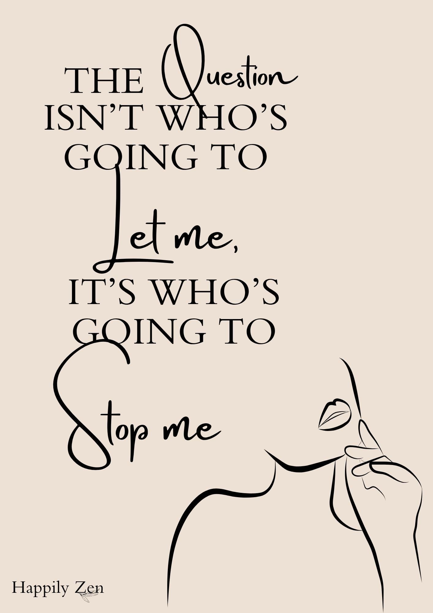 The question isn't...Digital Download-Happily Zen