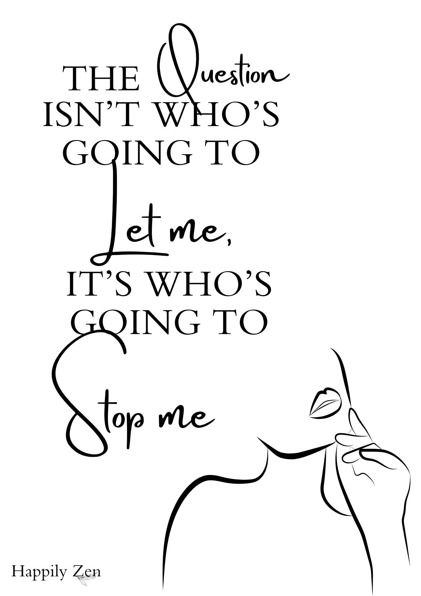 The question isn't...Digital Download-Happily Zen