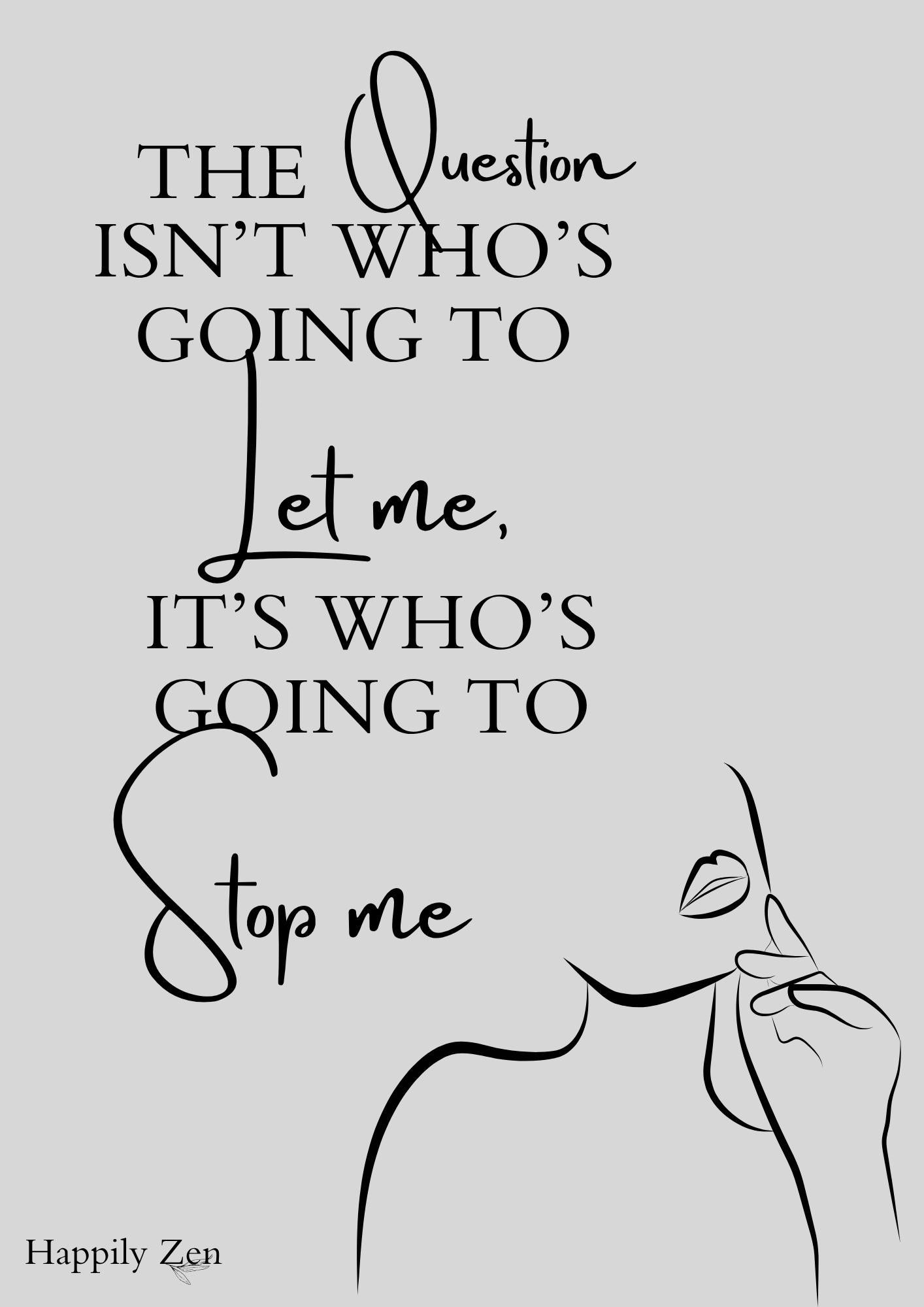 The question isn't...Digital Download-Happily Zen