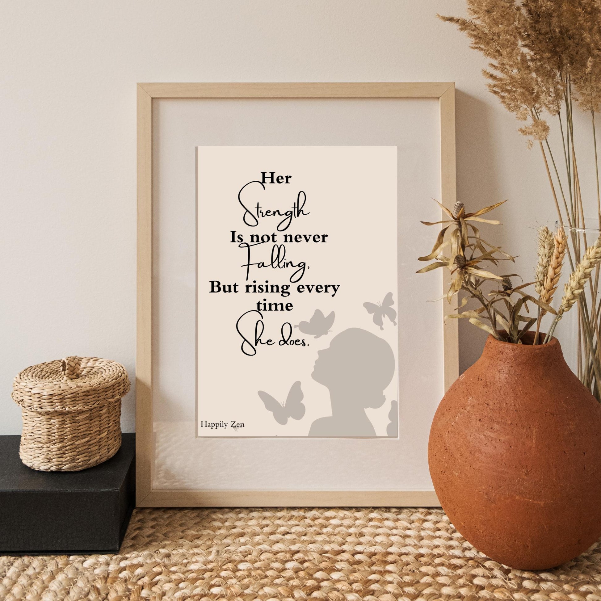 Her strength is...Digital Download-Happily Zen