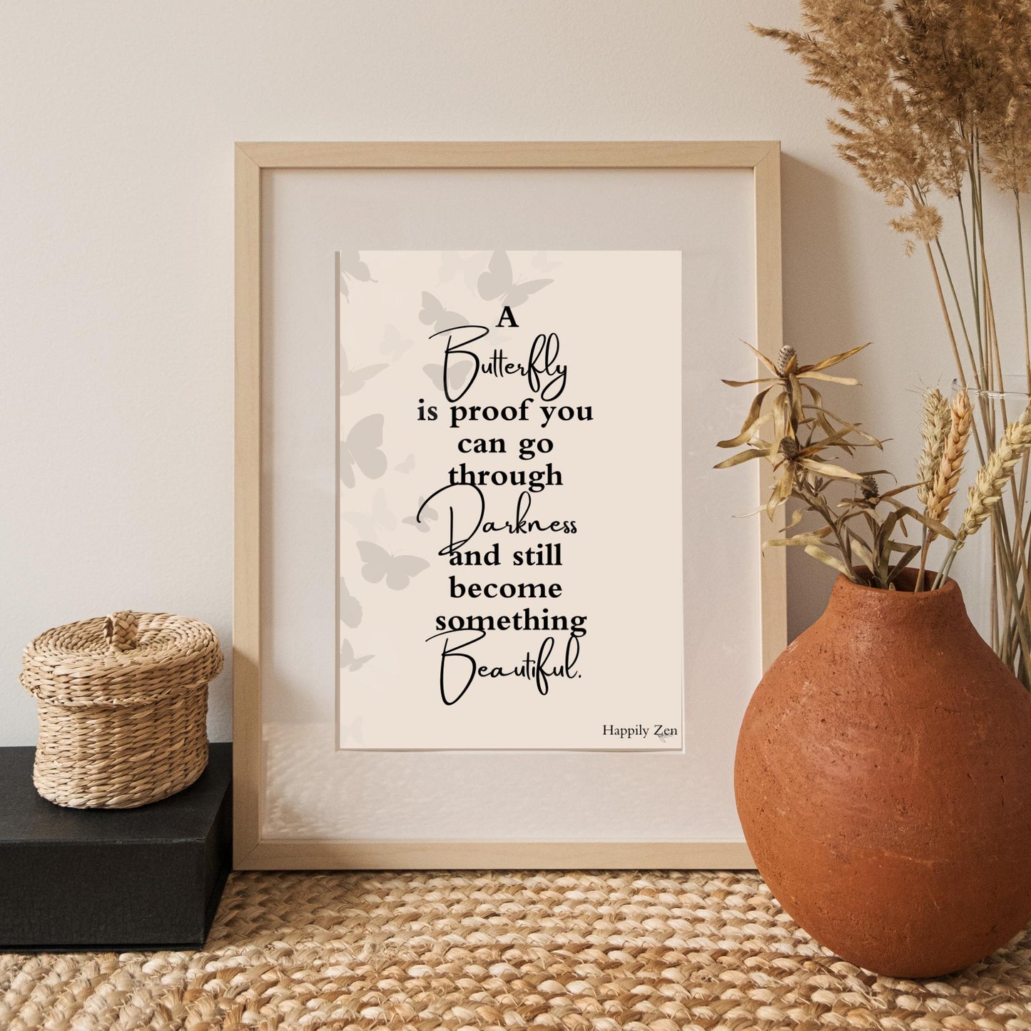 A butterfly is proof...Digital Download-Happily Zen