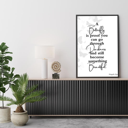 A butterfly is proof...Digital Download-Happily Zen