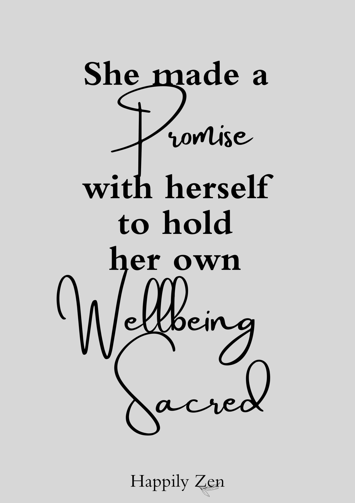 She made a promise...Digital Download-Happily Zen