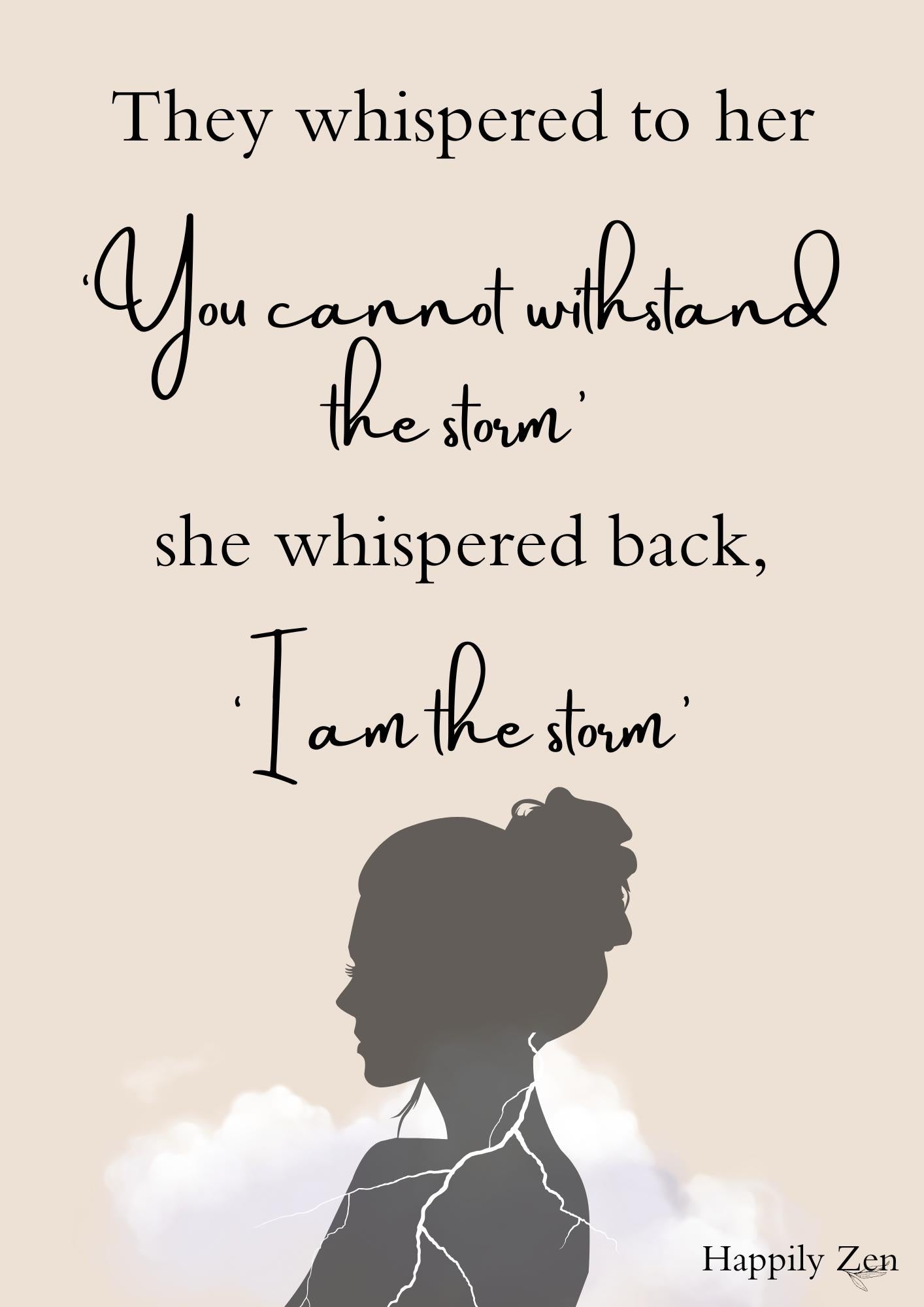 They whispered to her...Digital Download-Happily Zen