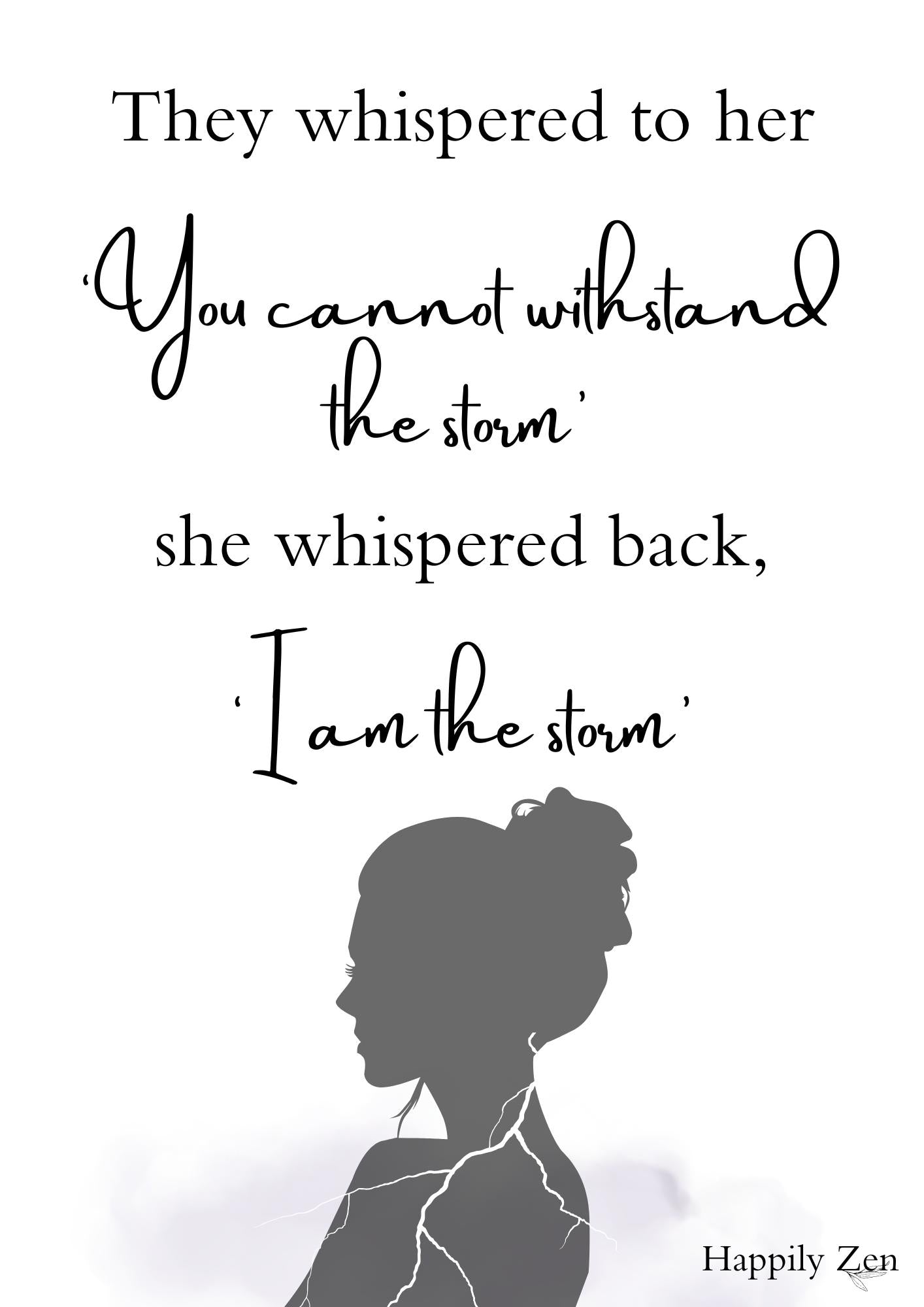 They whispered to her...Digital Download-Happily Zen