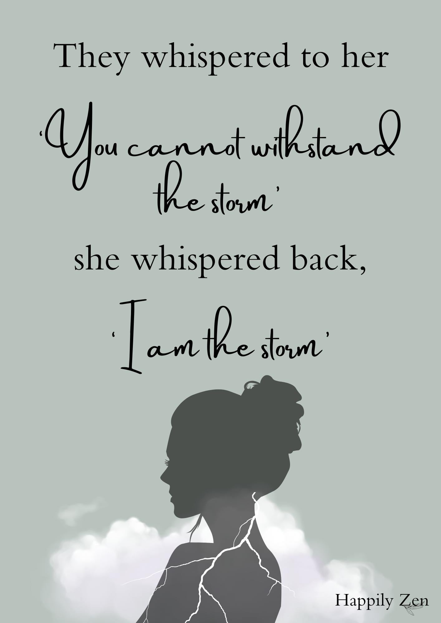 They whispered to her...Digital Download-Happily Zen