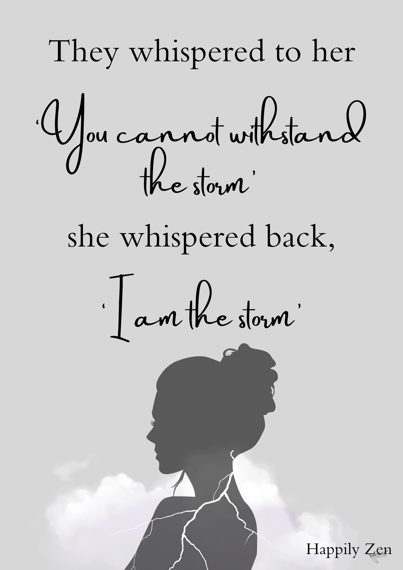 They whispered to her...Digital Download-Happily Zen