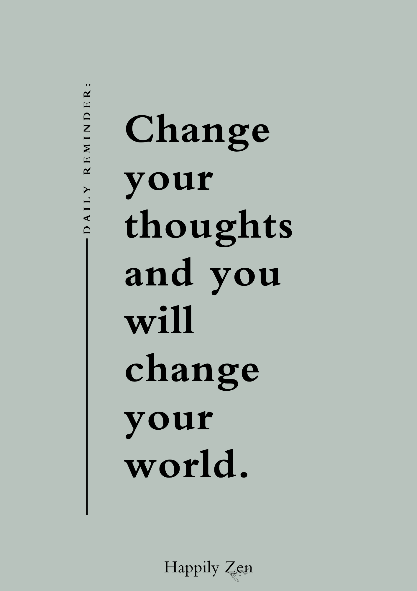Change your thoughts...Digital Download