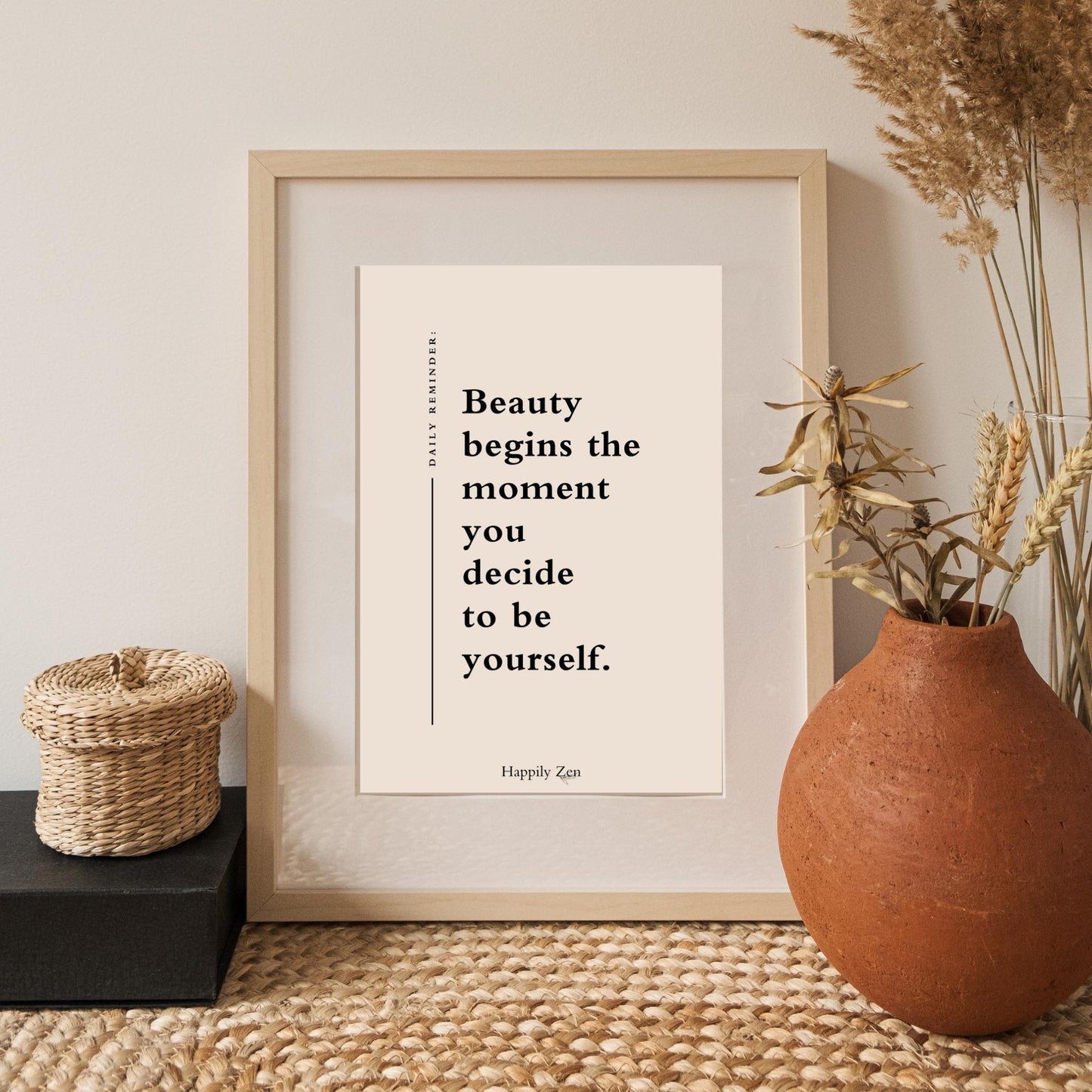 Beauty begins...Digital Download-Happily Zen