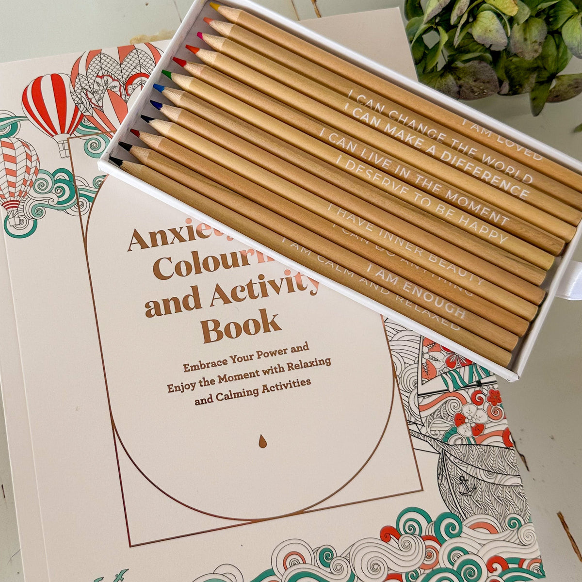 Affirmation Colouring Pencils #804-Happily Zen