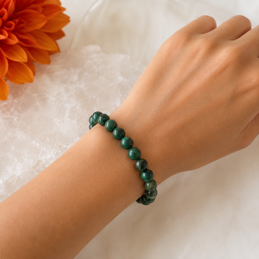 African Turquoise Bracelet-Happily Zen