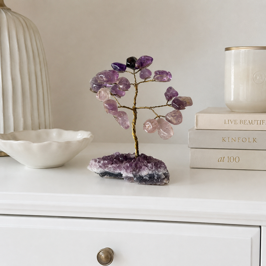 Amethyst Crystal Tree #748-Happily Zen