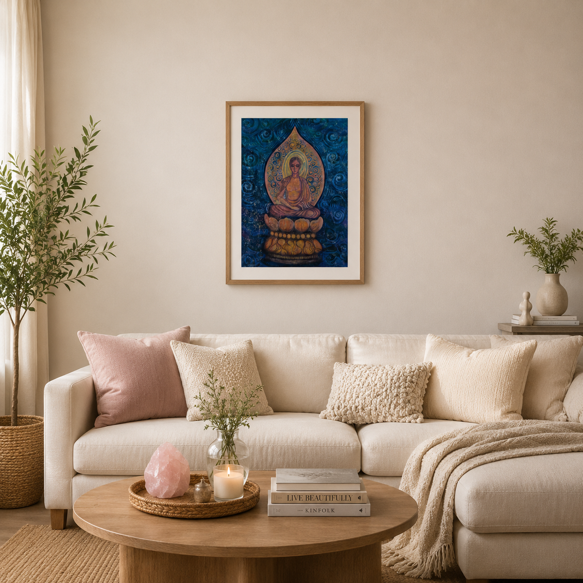 Buddha Nature Print by Toni Carmine Salerno-Happily Zen