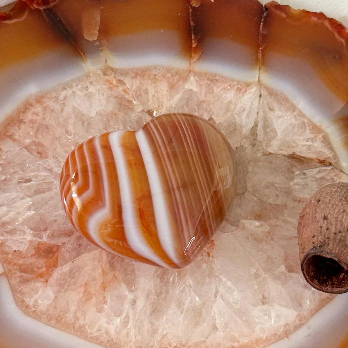 Carnelian Heart #666-Happily Zen