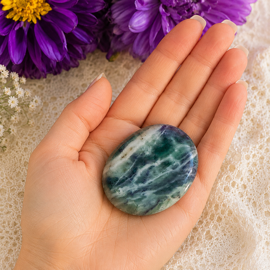 Fluorite Worry Stone #1329