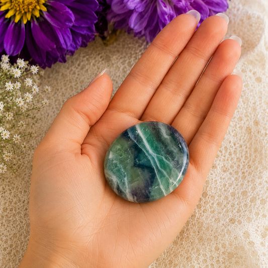 Fluorite Worry Stone #1330