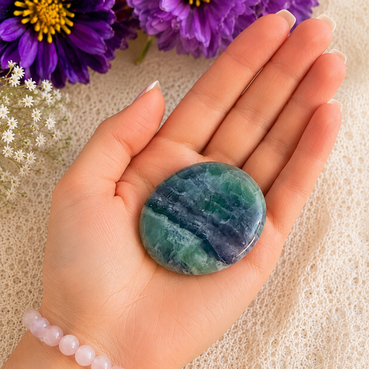 Fluorite Worry Stone #1331