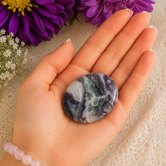 Fluorite Worry Stone #1332