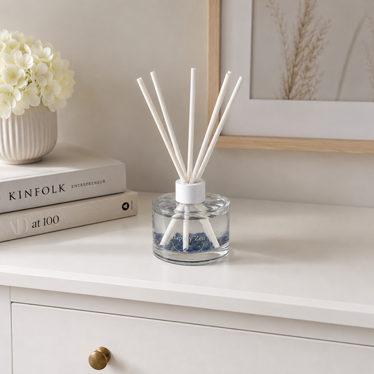 Sodalite and Clear Quartz Reed Diffuser