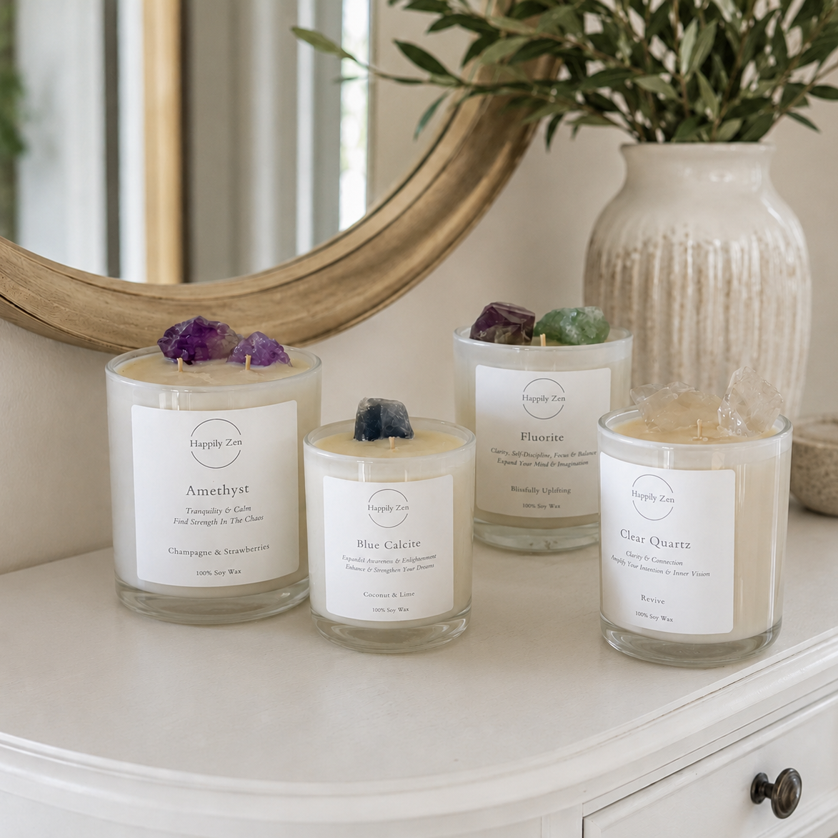 Create Your Own Candle - Intentions Range-Happily Zen