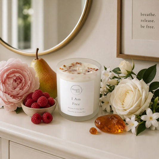I Am Free - Peony Candle