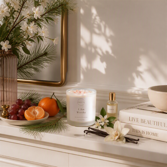 I Am Worthy - Japanese Honeysuckle Candle