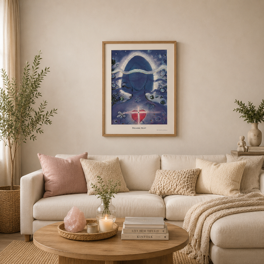 Dreaming Heart Print by Toni Carmine Salerno-Happily Zen