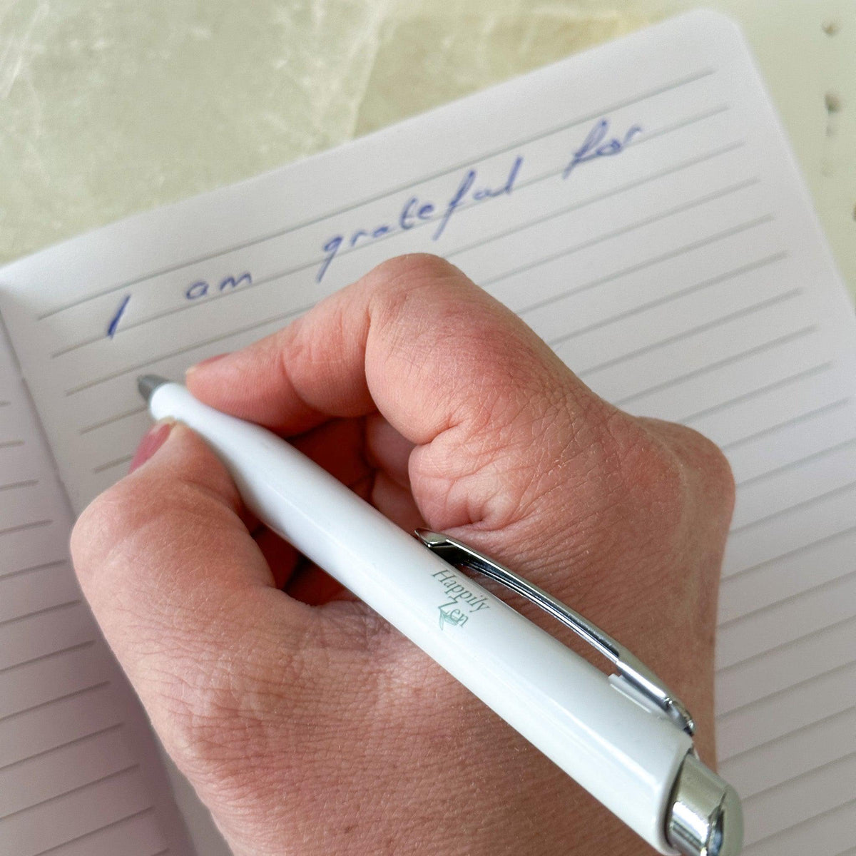 Empowerment Notebook and Pen-Happily Zen