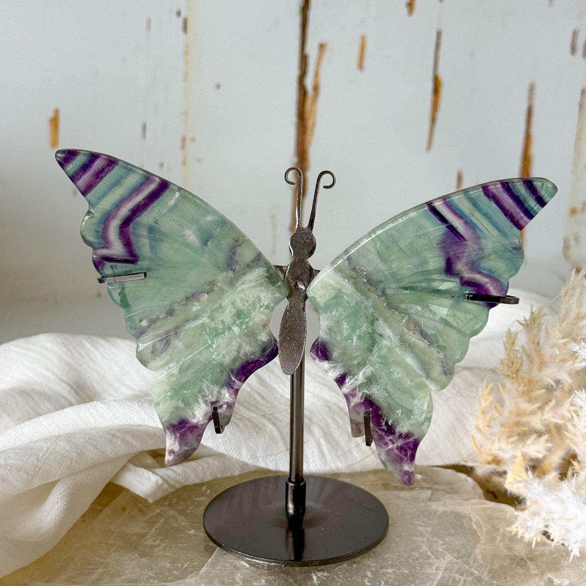 Fluorite Butterfly on Stand #1474