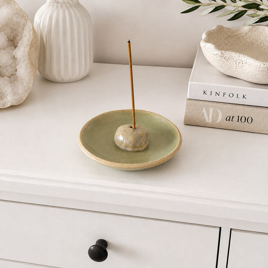 Flux Creation Olive Green Incense Set #860-Happily Zen
