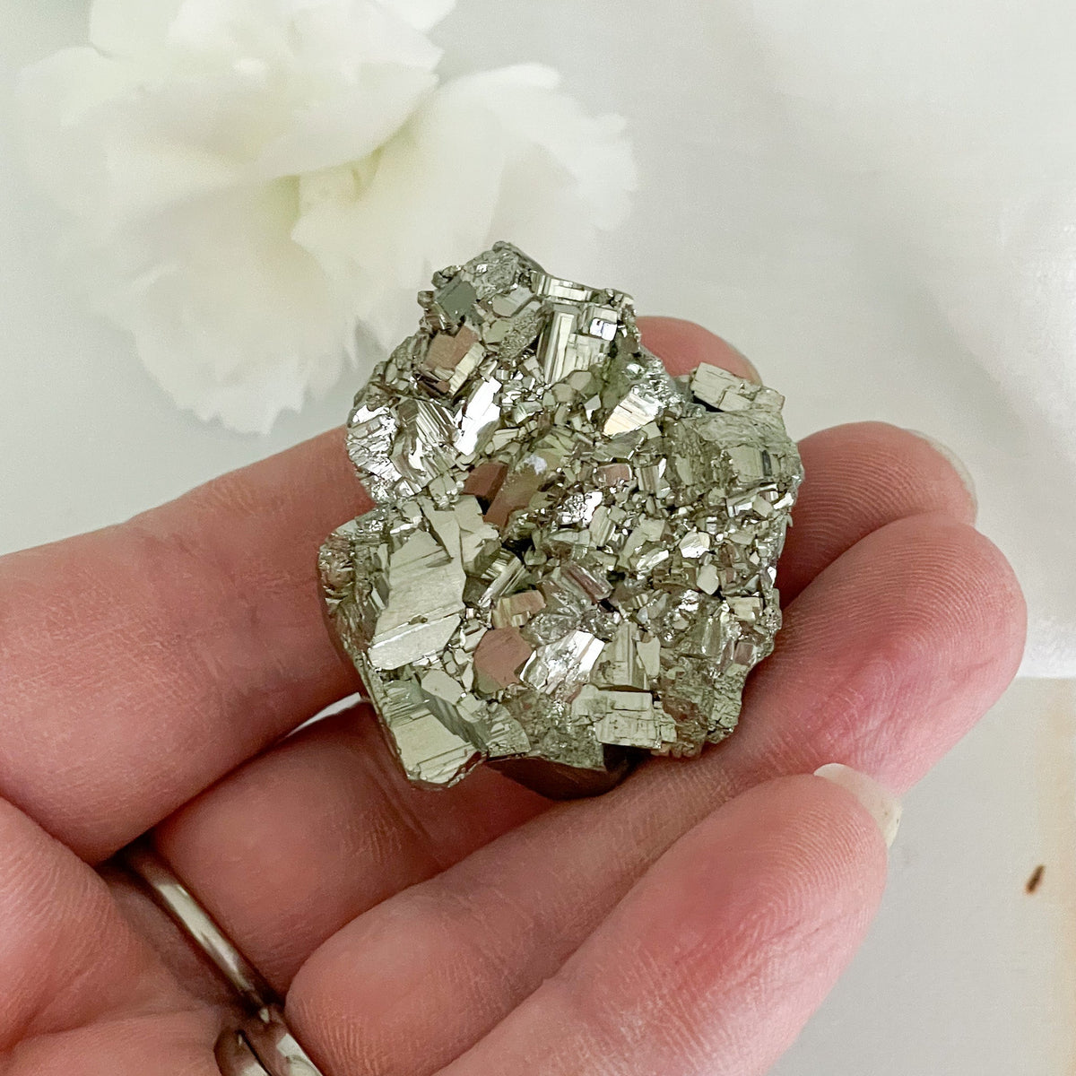 Freeform Pyrite #491-Happily Zen