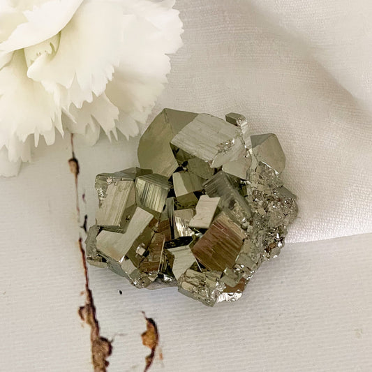 Freeform Pyrite #491-Happily Zen