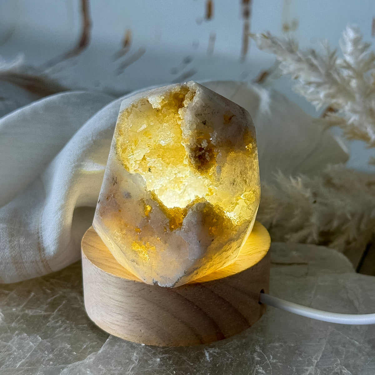 Geode Lamp #1473