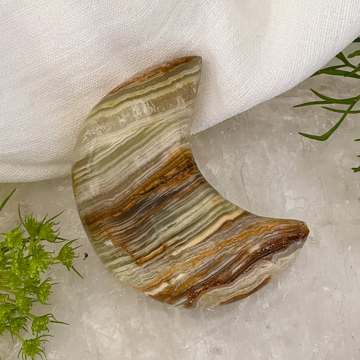 Green Onyx Moon #601-Happily Zen