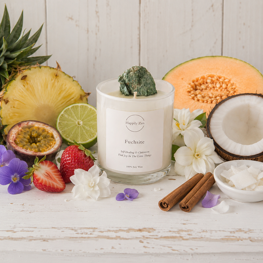 Hematite - Kakadu Plum Candle-Happily Zen