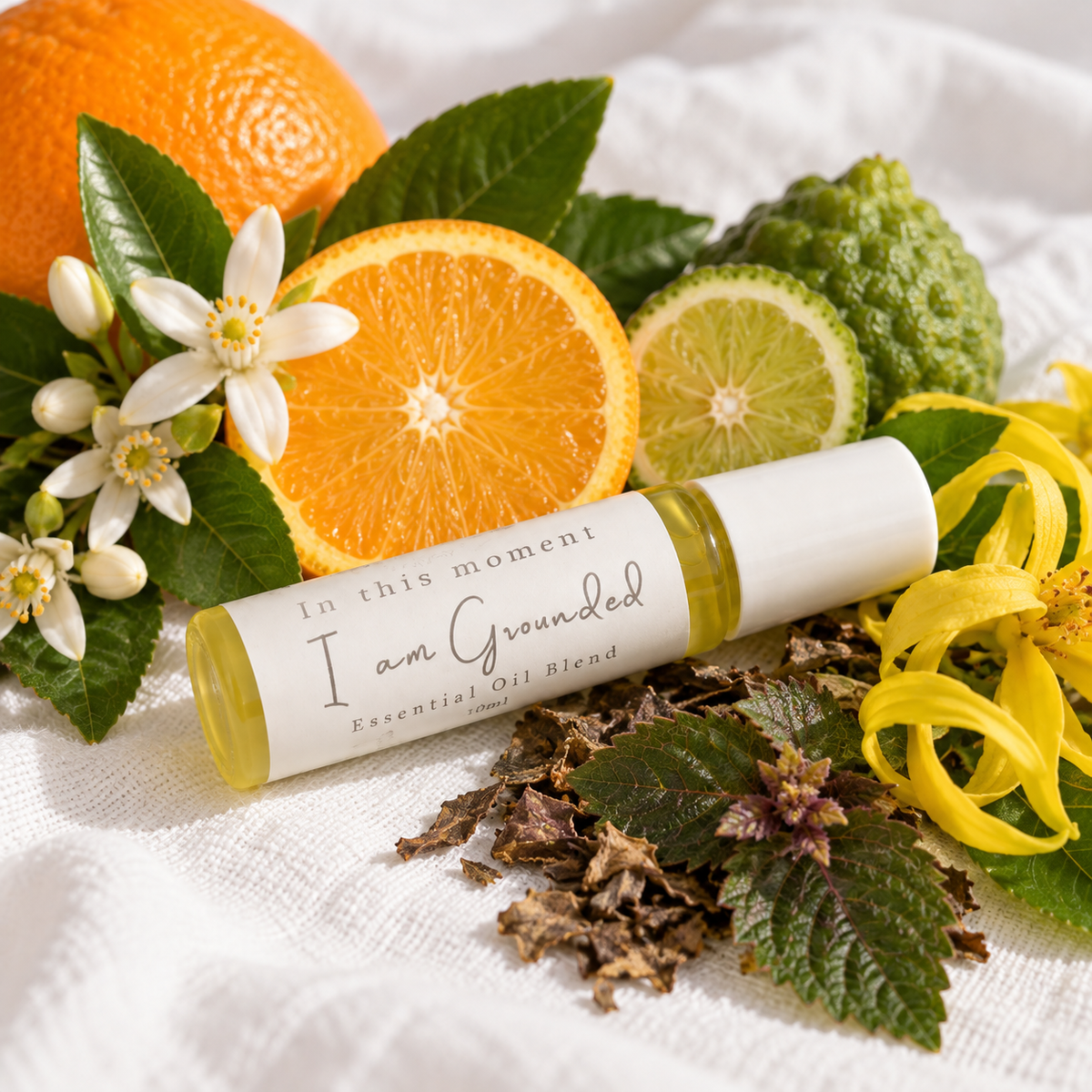 I Am Grounded Essential Oil Roller #1413-Happily Zen