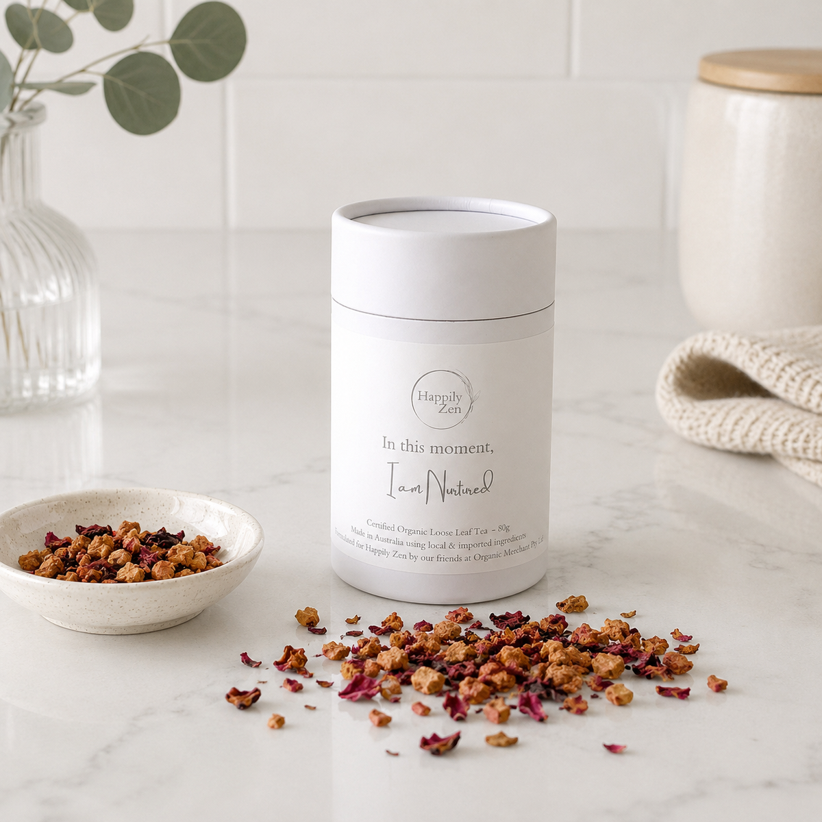 I am Nurtured Organic Loose Leaf Tea-Happily Zen