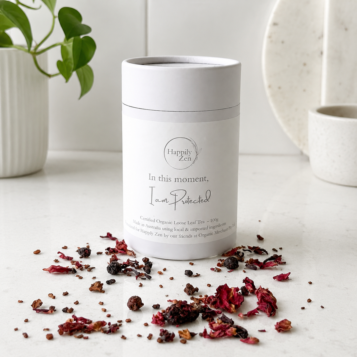 I am Protected Organic Loose Leaf Tea-Happily Zen