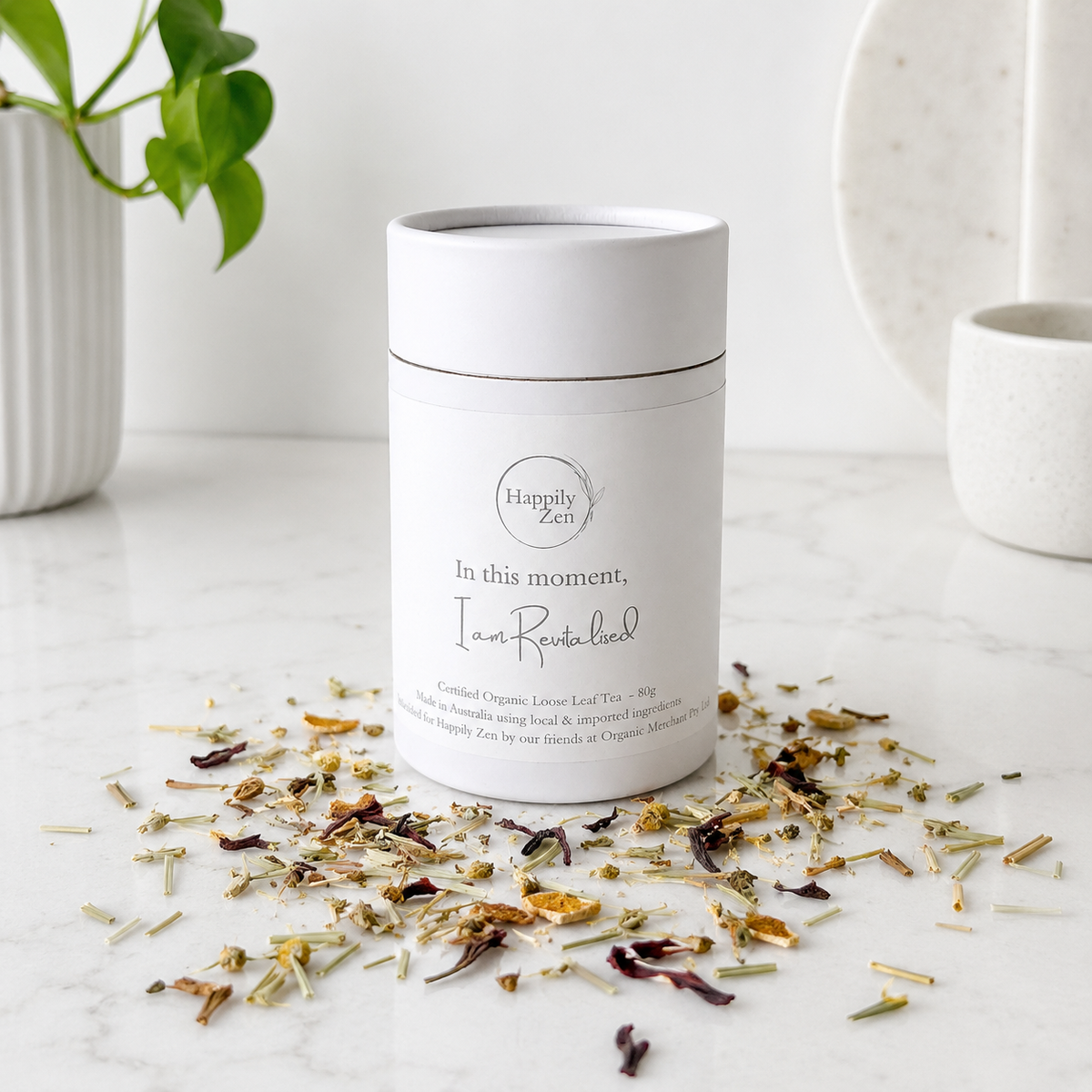 I am Revitalised Organic Loose Leaf Tea-Happily Zen
