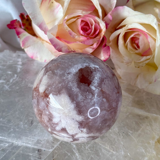 Pink Amethyst Sphere #1070-Happily Zen